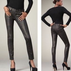 7 For All Mankind Second Skin snake print jeans